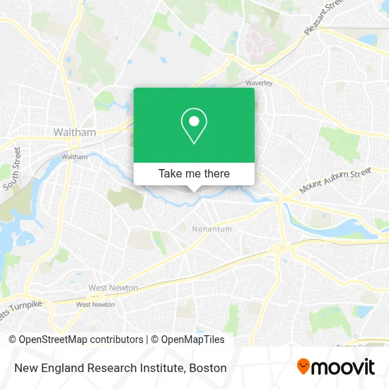 New England Research Institute map