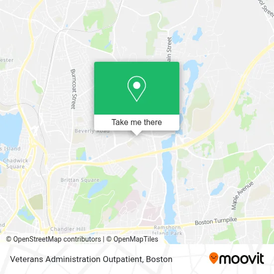 Veterans Administration Outpatient map