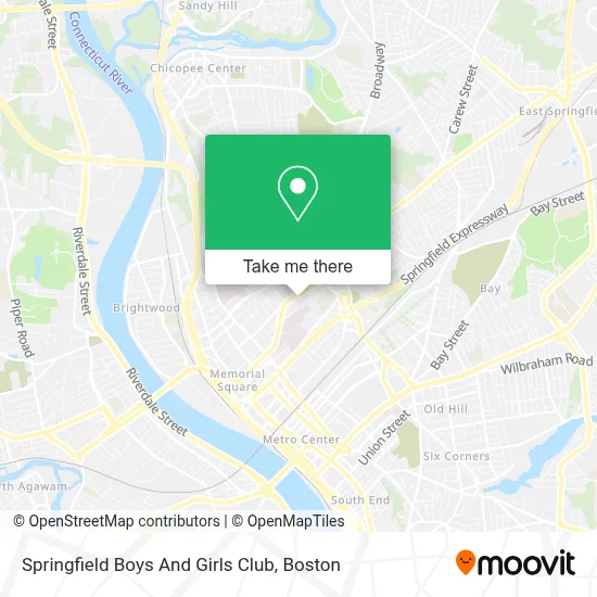 Springfield Boys And Girls Club map