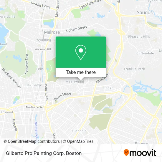 Gilberto Pro Painting Corp map