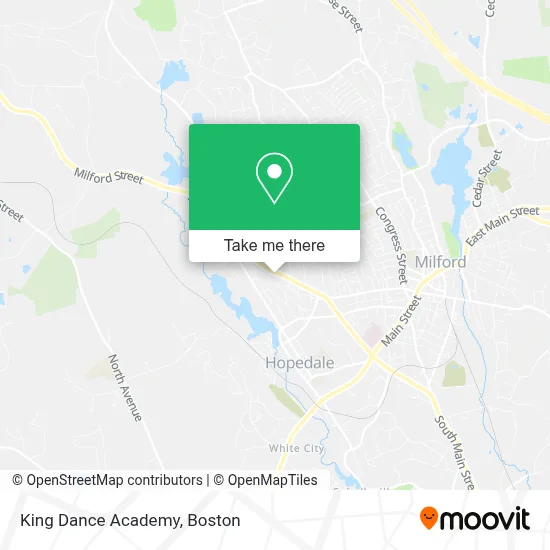 King Dance Academy map