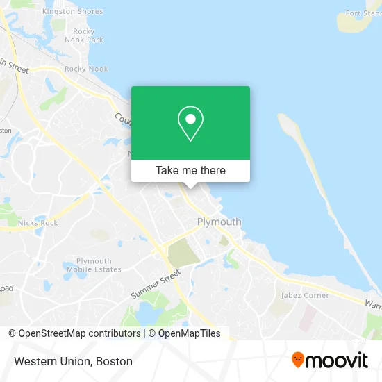 Western Union map