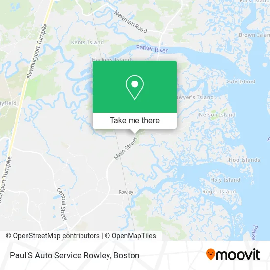 Paul’S Auto Service Rowley map