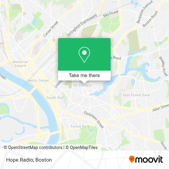Hope Radio map