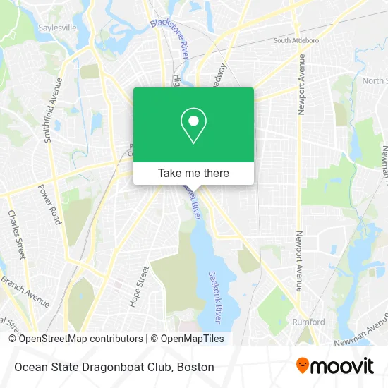 Ocean State Dragonboat Club map