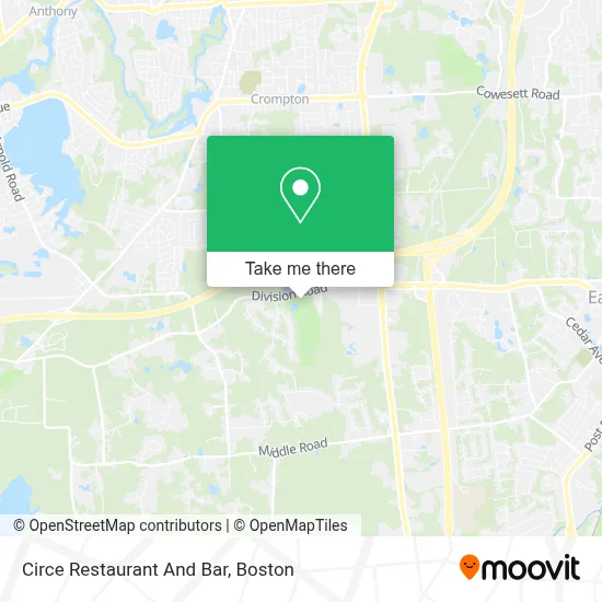 Circe Restaurant And Bar map