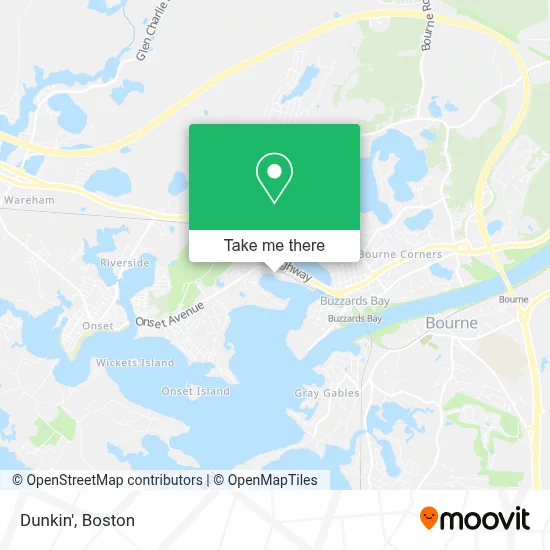 Dunkin' map