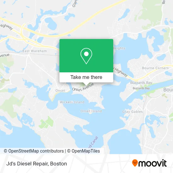 Jd's Diesel Repair map