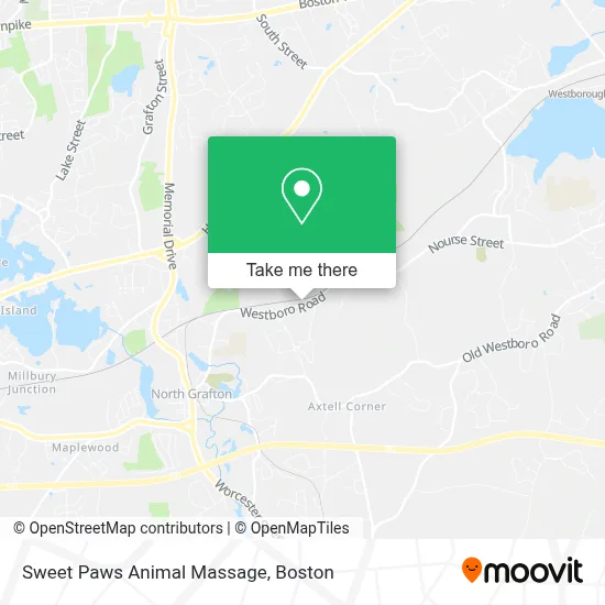 Sweet Paws Animal Massage map