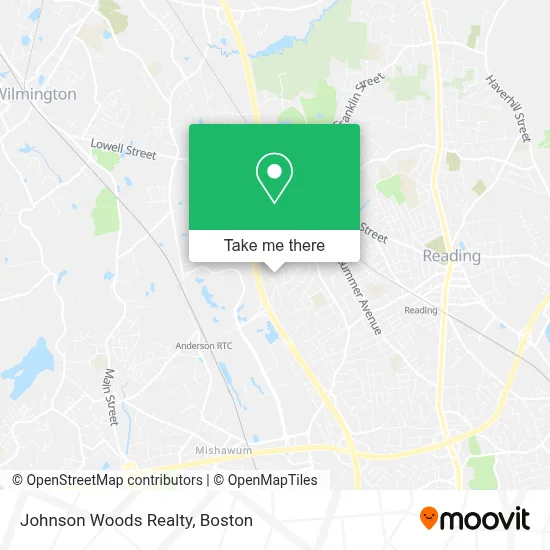 Johnson Woods Realty map