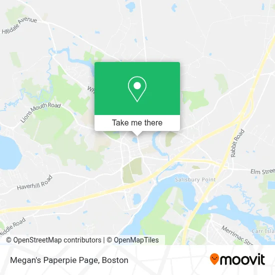 Megan's Paperpie Page map