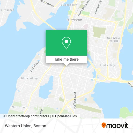 Western Union map