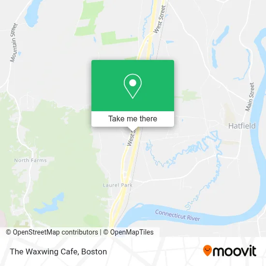 The Waxwing Cafe map