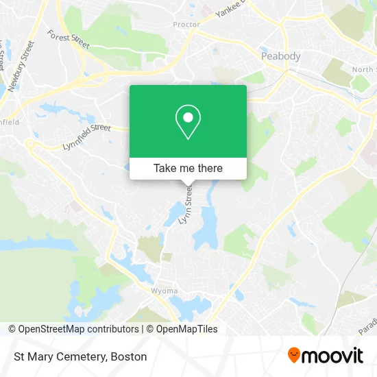 St Mary Cemetery map