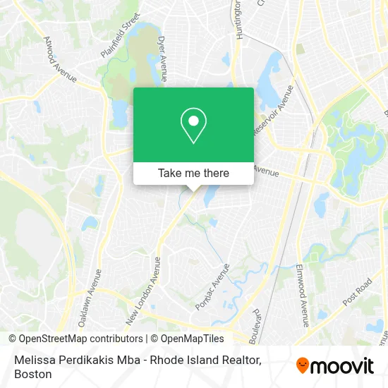 Melissa Perdikakis Mba - Rhode Island Realtor map