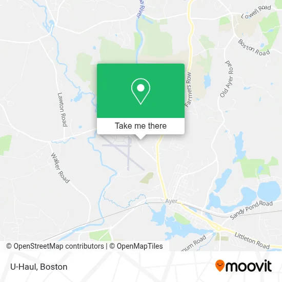 U-Haul map