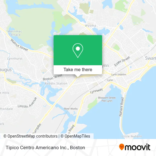Tipico Centro Americano Inc. map