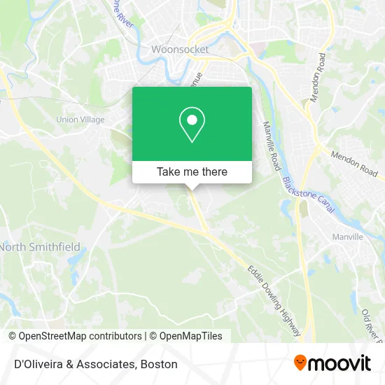 D'Oliveira & Associates map