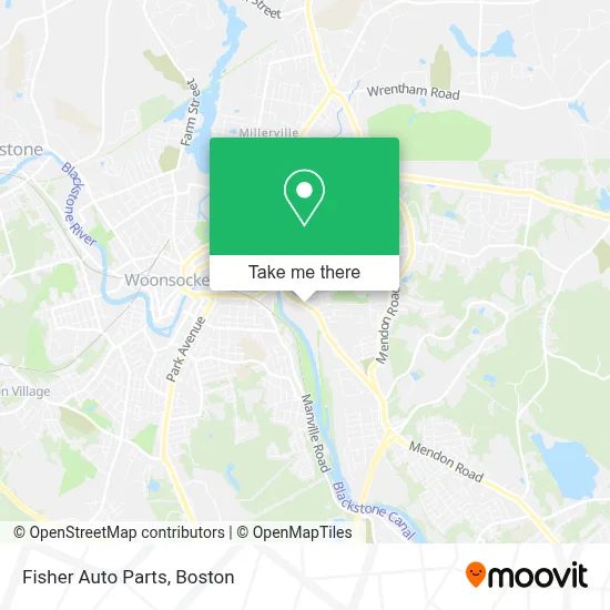 Fisher Auto Parts map