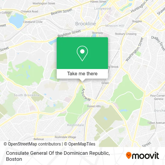 Consulate General Of the Dominican Republic map