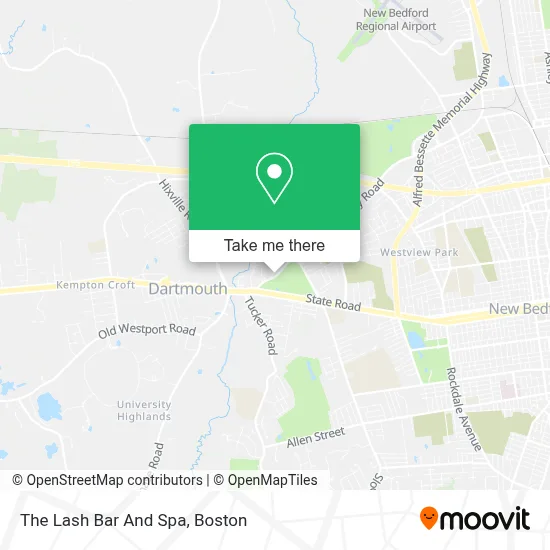 The Lash Bar And Spa map
