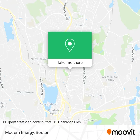 Modern Energy map