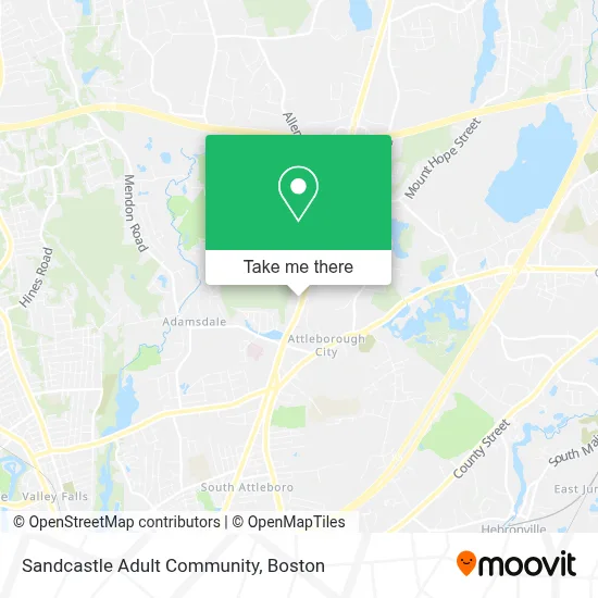 Sandcastle Adult Community map