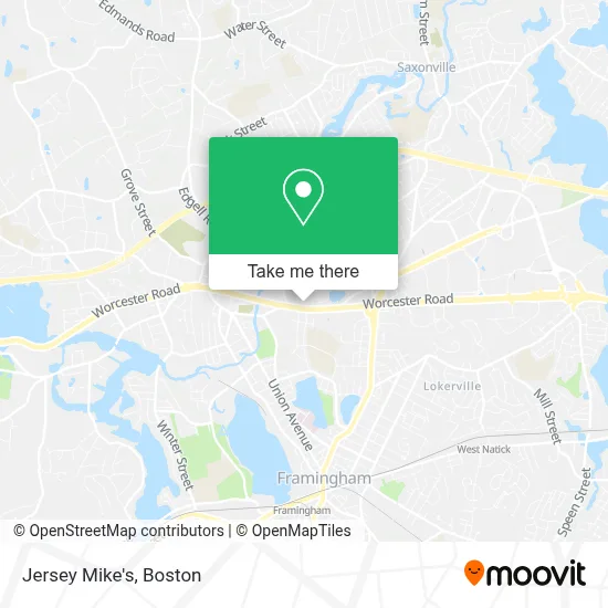 Jersey Mike's map