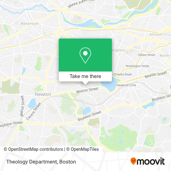 Theology Department map
