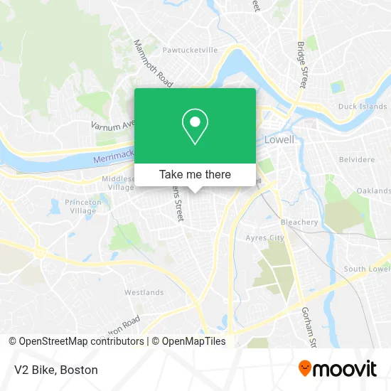 V2 Bike map