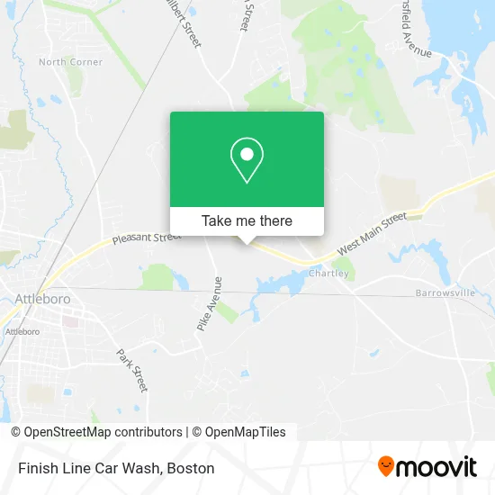 Finish Line Car Wash map
