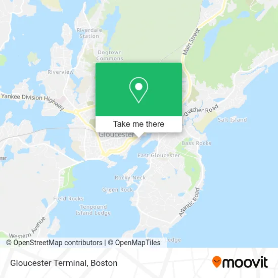 Gloucester Terminal map