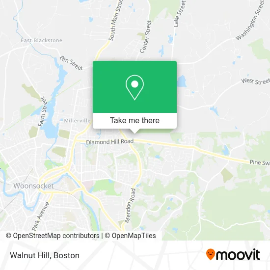 Walnut Hill map