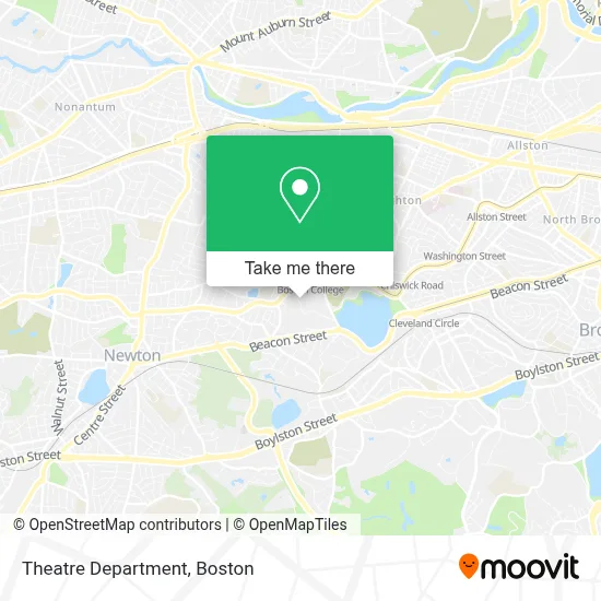 Theatre Department map
