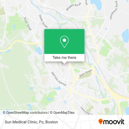 Sun Medical Clinic, Pc map
