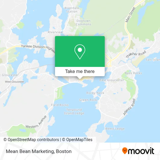 Mean Bean Marketing map