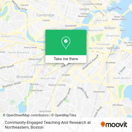 Community-Engaged Teaching And Research at Northeastern map