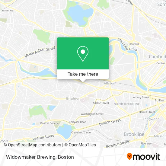 Widowmaker Brewing map