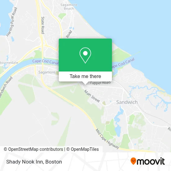 Shady Nook Inn map