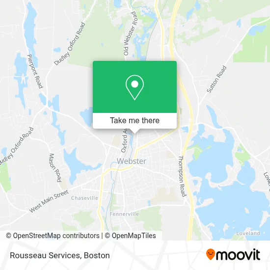 Rousseau Services map