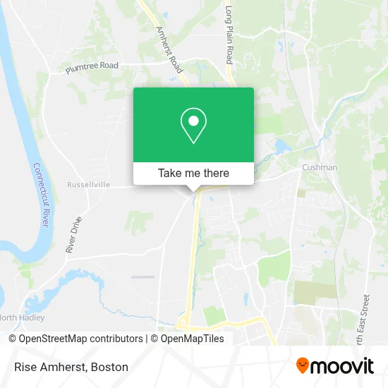 Rise Amherst map