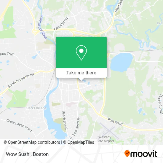 Wow Sushi map