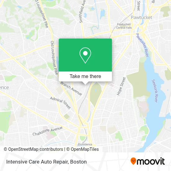 Intensive Care Auto Repair map