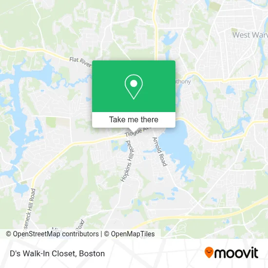 D's Walk-In Closet map
