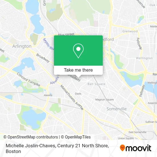 Michelle Joslin-Chaves, Century 21 North Shore map