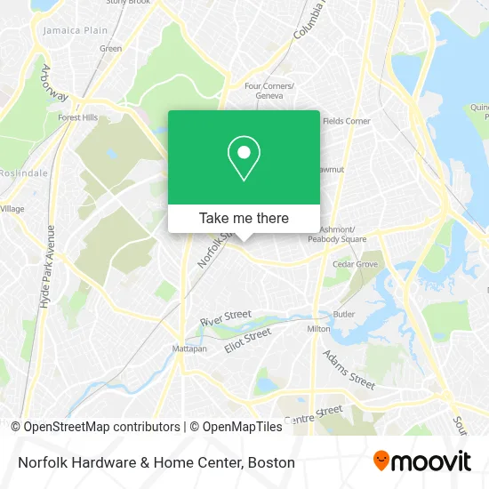 Norfolk Hardware & Home Center map