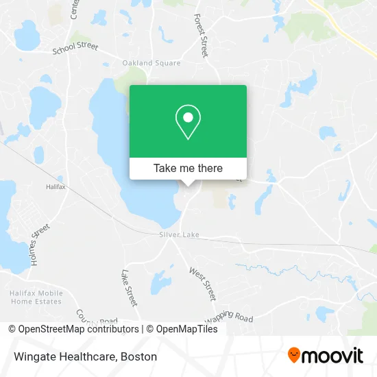 Wingate Healthcare map