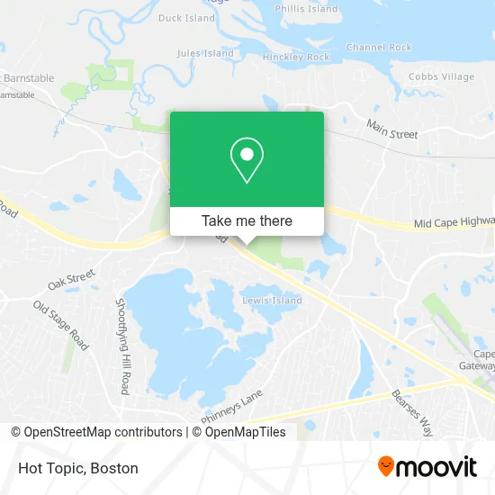 Hot Topic map