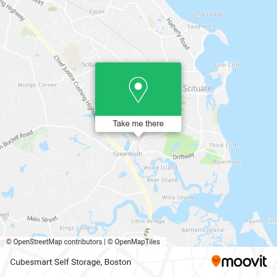 Cubesmart Self Storage map