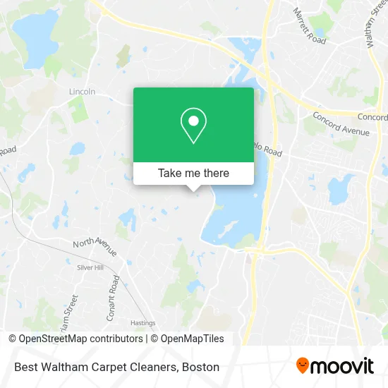 Best Waltham Carpet Cleaners map
